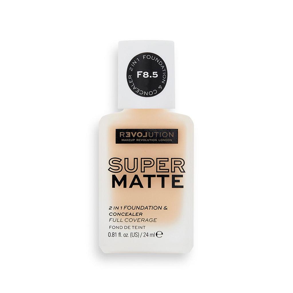 Makeup Revolution Relove Supermatte Foundation - F8-5 | Grocsy