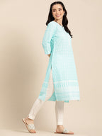 Sangria Women Ethnic Motifs Embroidered Kurta | Grocsy