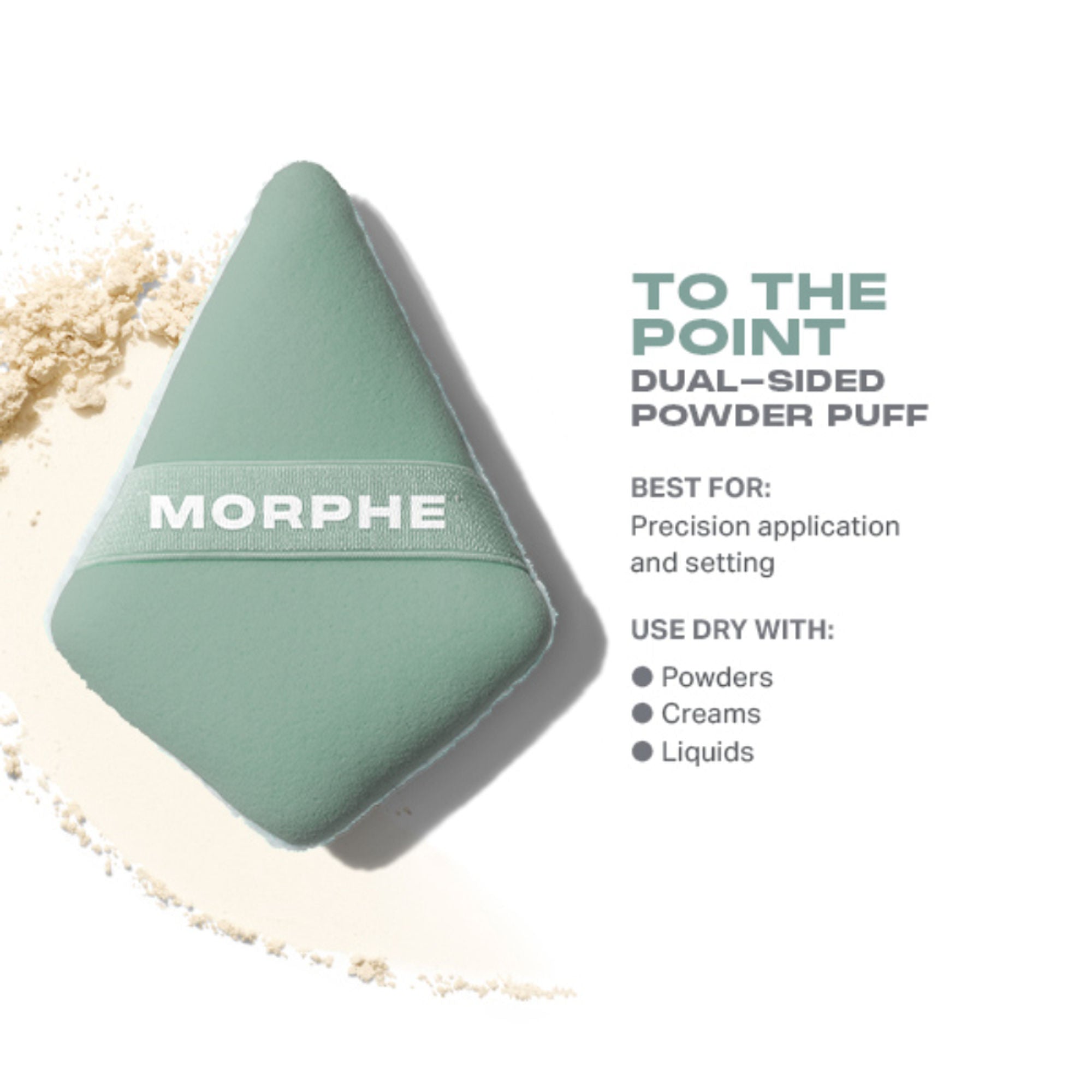 MORPHE To The Point Dual-Sided Powder Puff | Grocsy