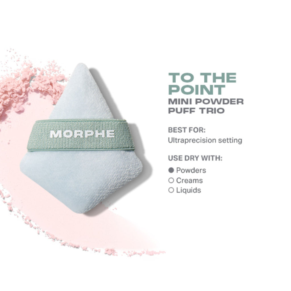 MORPHE To The Point Mini Powder Puff Trio | Grocsy