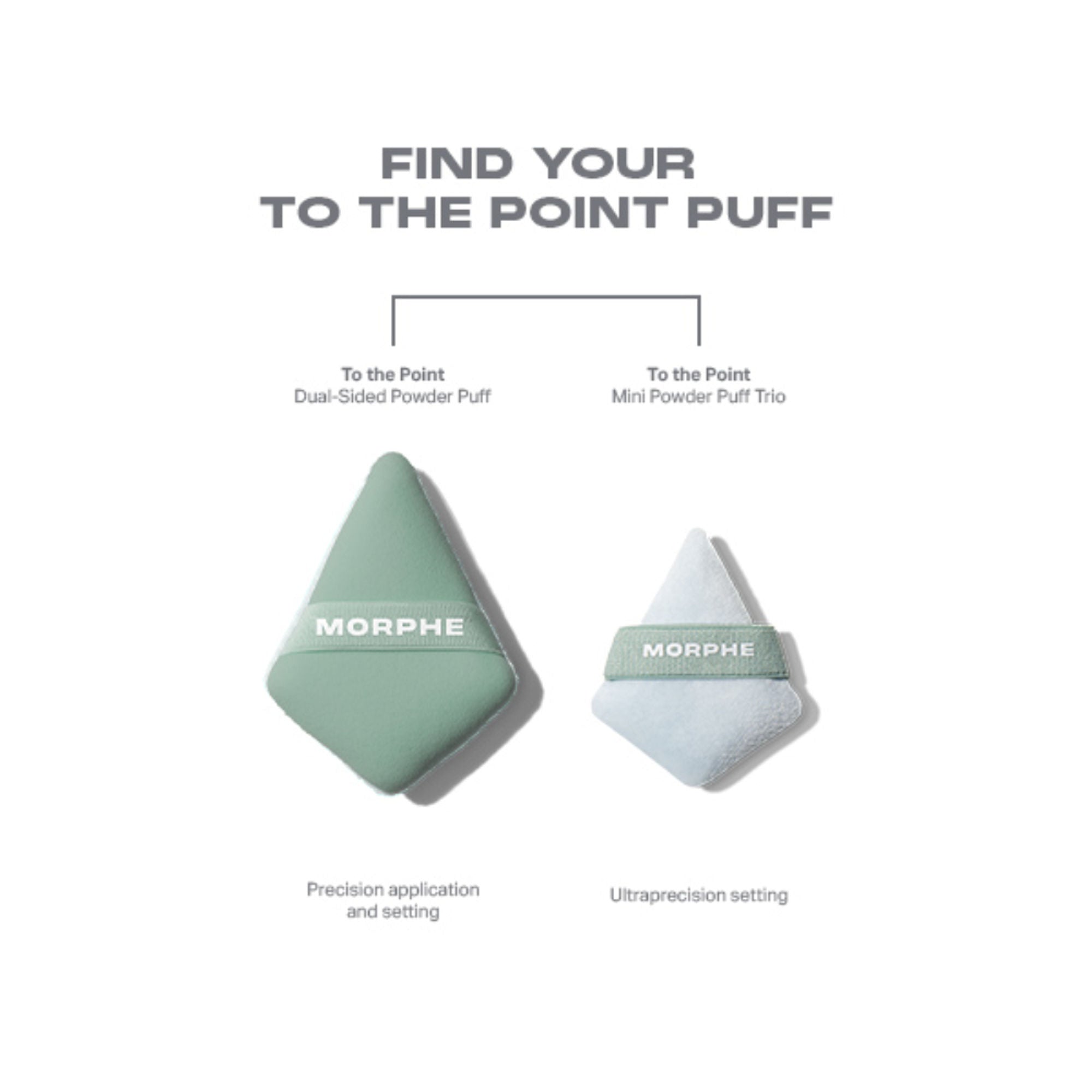 MORPHE To The Point Mini Powder Puff Trio | Grocsy