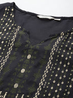 Sztori Plus Size Ethnic Motifs Printed Kurta with Trousers & Dupatta | Grocsy