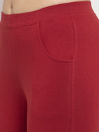 TAG 7 Women Pack Of 2 Solid Ankle-Length Leggings | Grocsy