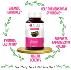 Bliss Welness Women's Wellness Shatavari Biopiperine Veg Tablet | Grocsy