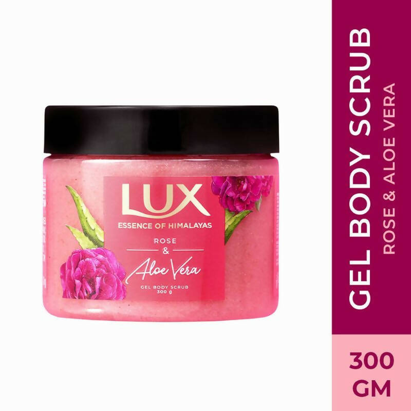 Lux Essence Of Himalayas Rose & Aloe Vera Gel Body Scrub | Grocsy