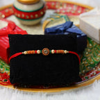 Indianvibez Colourful Beads With Stone Fancy Rakhi | Grocsy