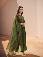 All About You Floral Yoke Design Regular Kurta with Palazzos & Dupatta | Grocsy