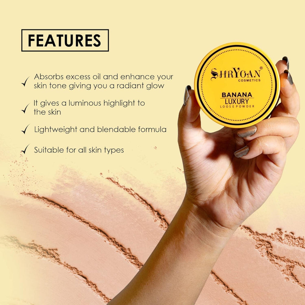 Shryoan Banana Luxury Loose Powder | Grocsy