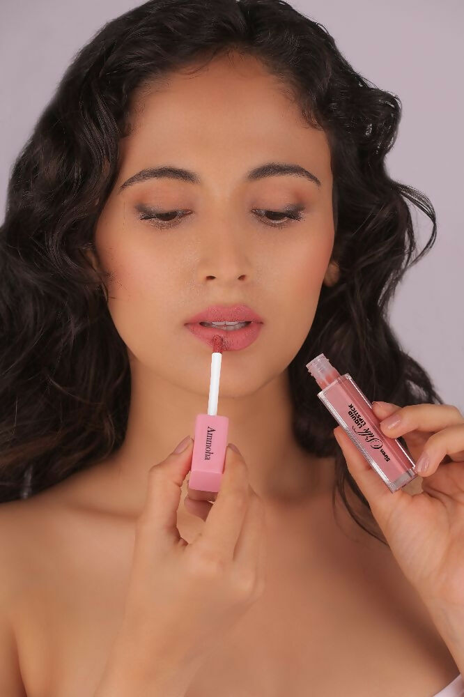 Ammoha Cosmetics Long-Lasting, Matte-Finished Camellia Charm Color Liquid Lipstick | Grocsy