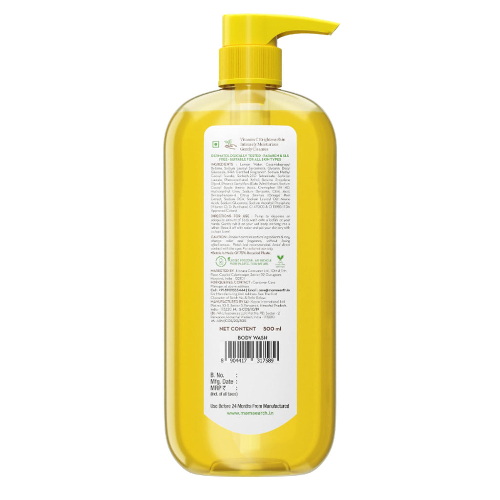 Mamaearth Vitamin C Moisturizing Body Wash | Grocsy