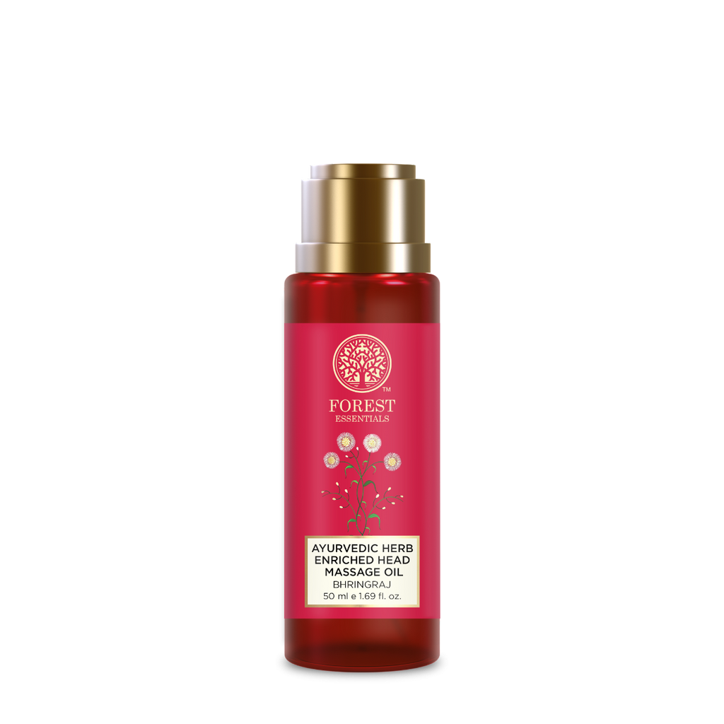 Forest Essentials Ayurvedic Herb Enriched Head Massage Oil Bhringraj | Grocsy
