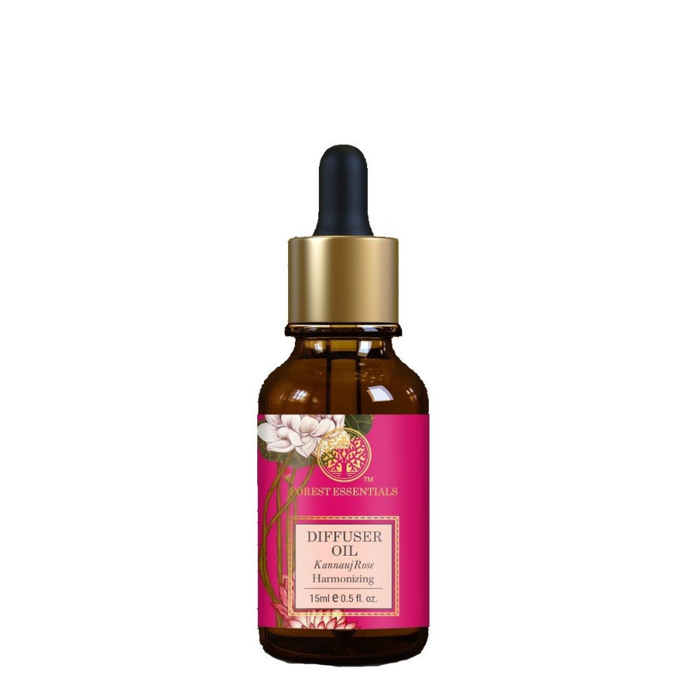 Forest Essentials Blended Diffuser Oil Kannauj Rose | Grocsy