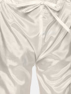 Sethukrishna Boys Gold-Toned & Off-White Kurta With Pyjamas | Grocsy