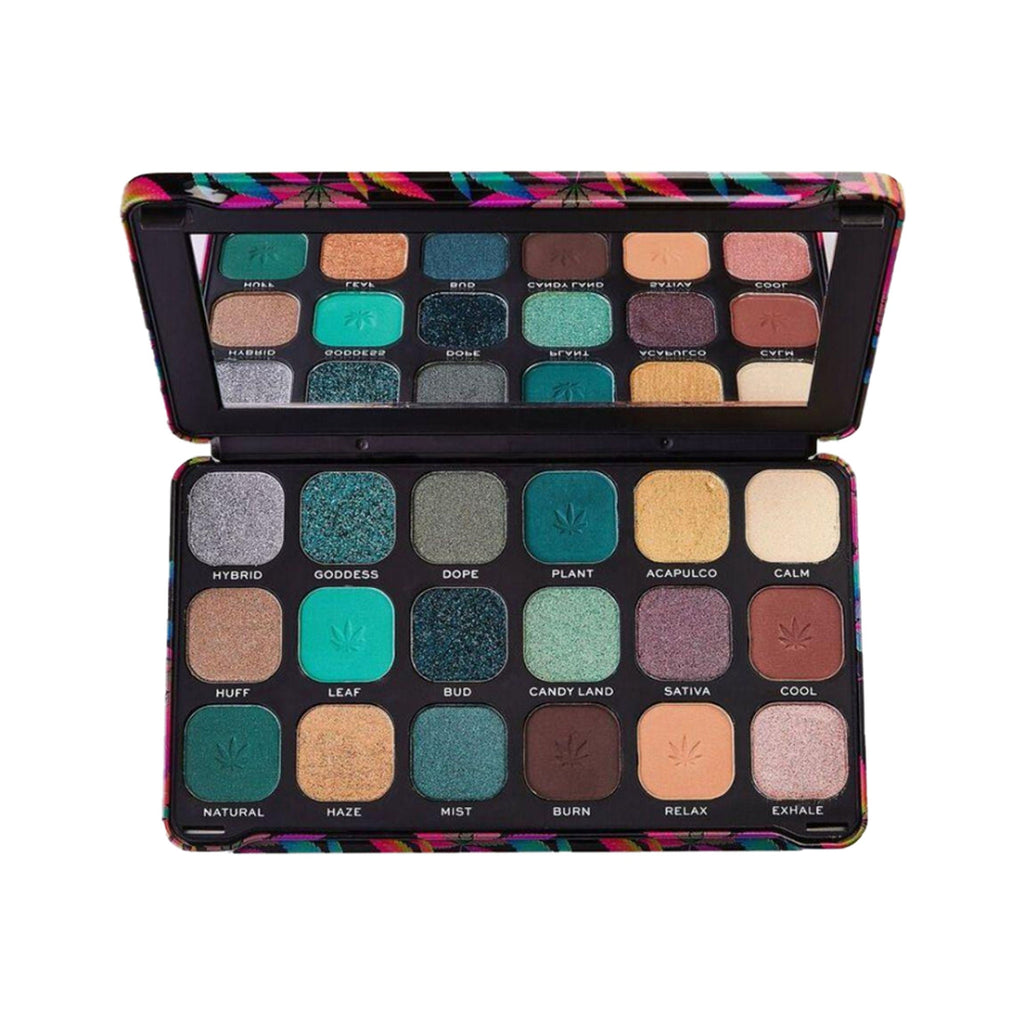 Makeup Revolution Forever Flawless Eyeshadow Palette-18 Smooth & Rich Shade - Chilled | Grocsy
