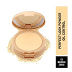 Matt Look Perfect Look 2 In 1 Formula Oil Control Powder - Natural | Grocsy