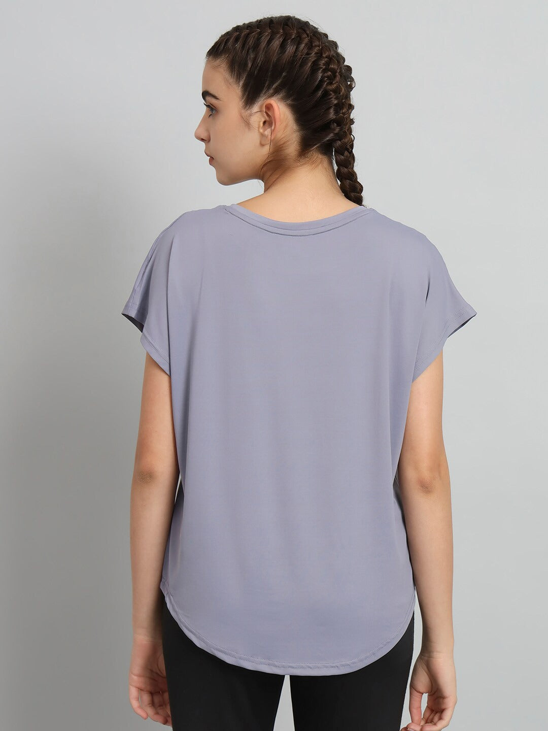 MKH Typography Printed Extended Sleeves Relaxed Fit Dri-FIT T-shirt | Grocsy