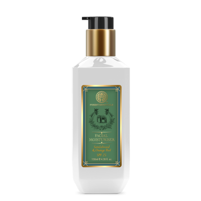 Forest Essentials Hydrating Facial Moisturiser Sandalwood & Orange Peel | Grocsy