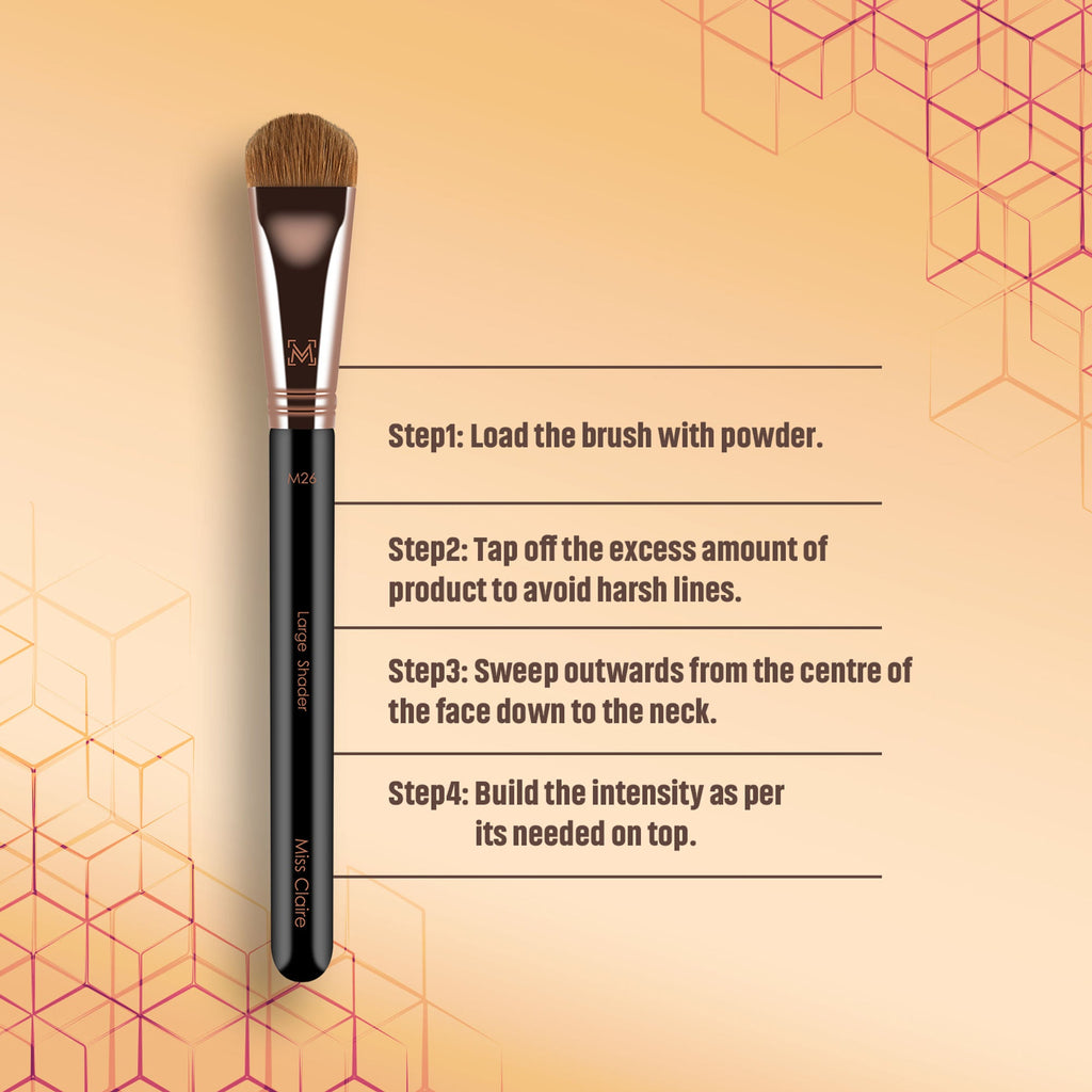Miss Claire M26 - Large Shader Brush - Rose Gold | Grocsy