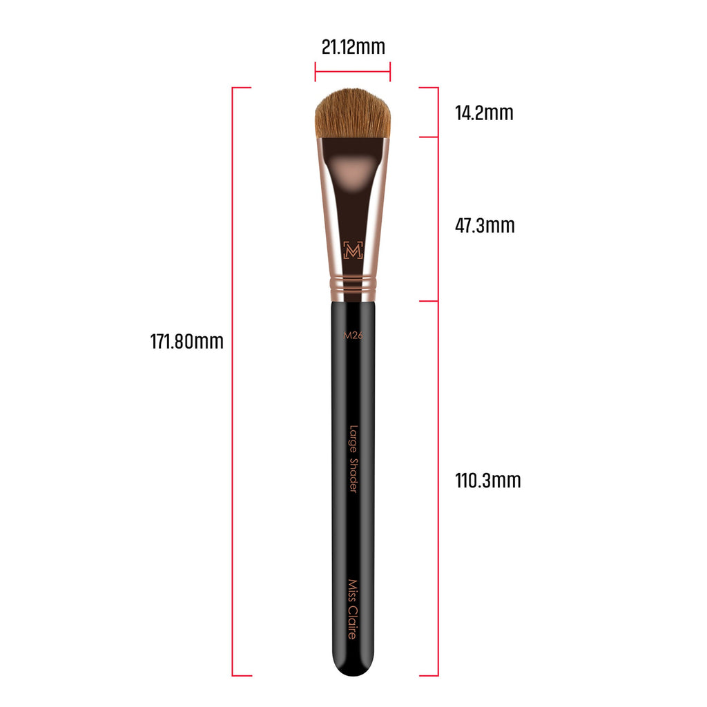 Miss Claire M26 - Large Shader Brush - Rose Gold | Grocsy