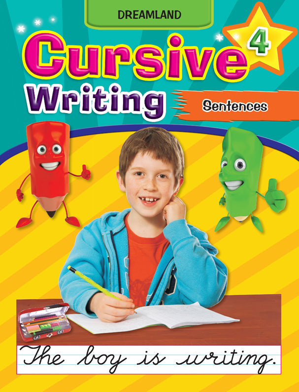 Dreamland Cursive Writing Book (Sentences) Part 4 | Grocsy