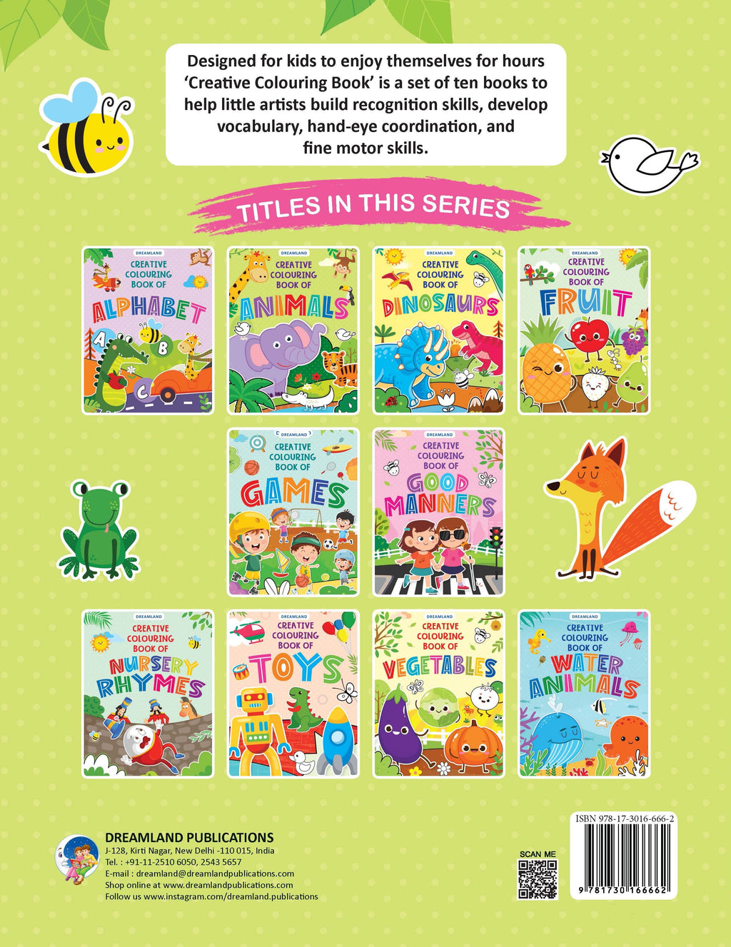 Dreamland Creative Colouring Book - Animals | Grocsy