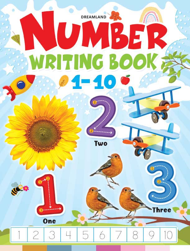Dreamland Number Writing Book 1-10 | Grocsy