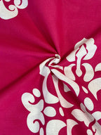 URBAN SPACE Divine White Ethnic Motifs 144 TC Cotton Queen Bedsheet & 2 Pillow Covers | Grocsy