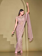 Tikhi Imli Embellished Sequinned Ready to Wear Saree | Grocsy