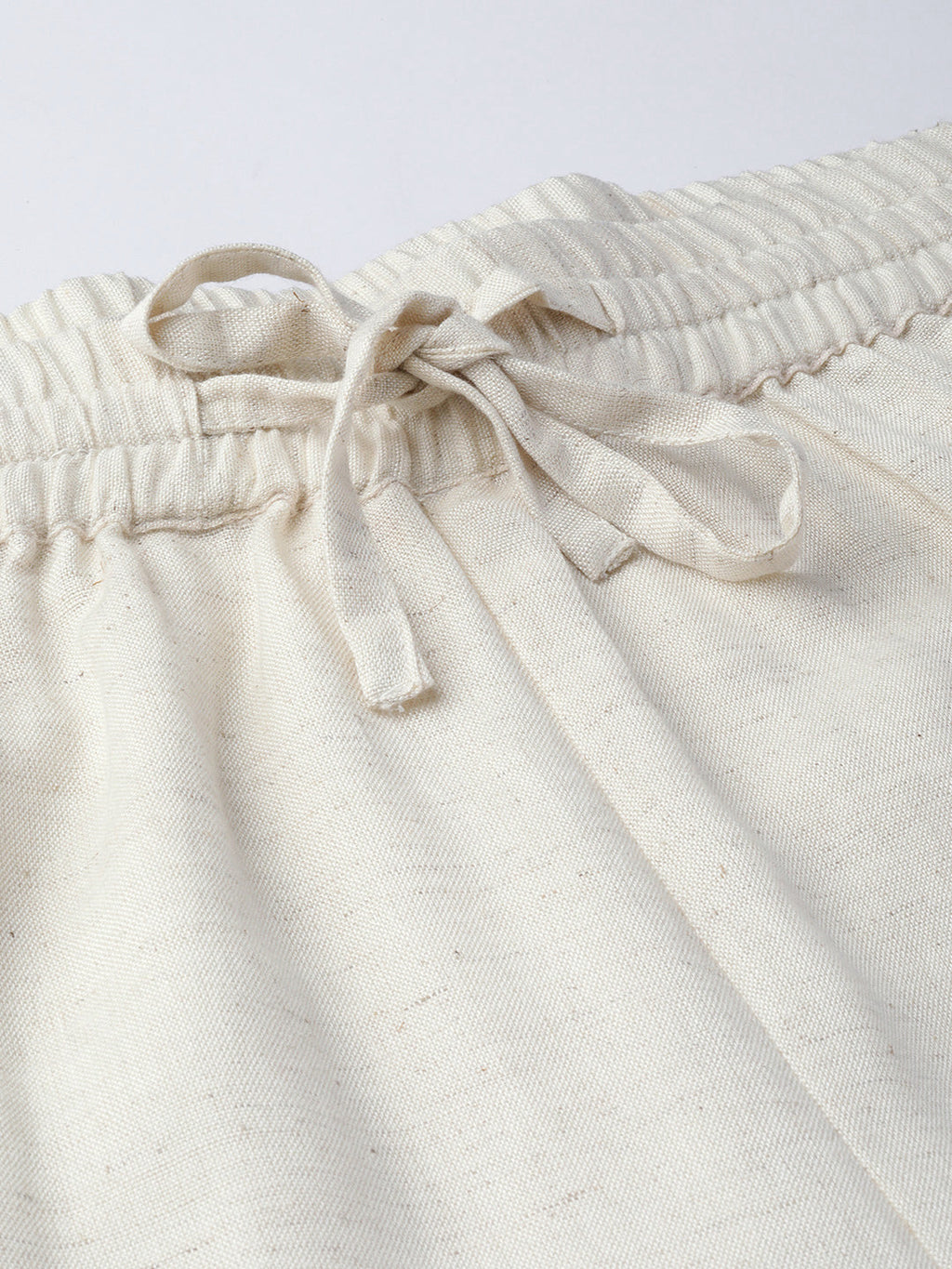 Juniper Women Offwhite Rayon Flex Solid Wide Leg Palazzo | Grocsy
