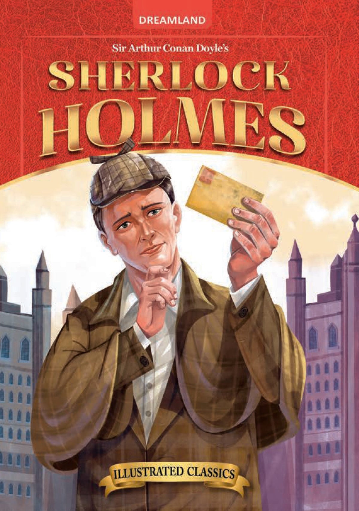 Dreamland Publications Sherlock Holmes- Illustrated Abridged Classics for Children with Practice Questions : Children Classic Fiction Book | Grocsy
