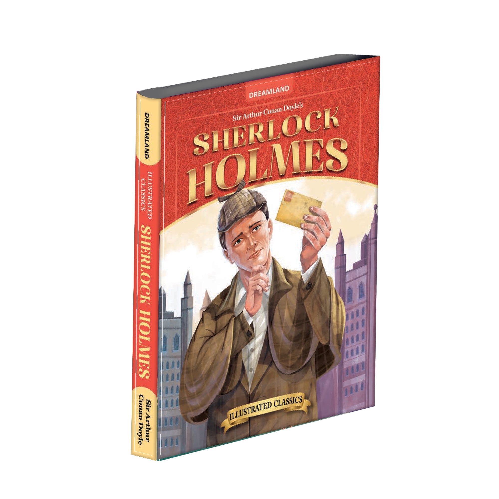 Dreamland Publications Sherlock Holmes- Illustrated Abridged Classics for Children with Practice Questions : Children Classic Fiction Book | Grocsy