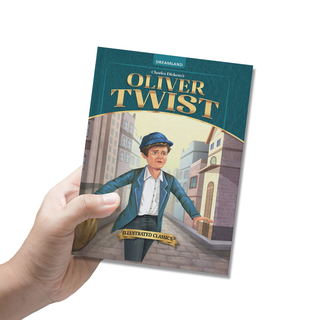 Dreamland Publications Oliver Twist- Illustrated Abridged Classics for Children with Practice Questions : Children Classic Fiction Book | Grocsy