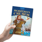 Dreamland Publications Robinson Crusoe- Illustrated Abridged Classics for Children with Practice Questions : Children Classic Fiction Book | Grocsy