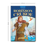 Dreamland Publications Robinson Crusoe- Illustrated Abridged Classics for Children with Practice Questions : Children Classic Fiction Book | Grocsy