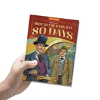 Dreamland Publications Around the World in 80 days- Illustrated Abridged Classics for Children with Practice Questions: Children Classic Fiction Book | Grocsy