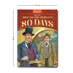 Dreamland Publications Around the World in 80 days- Illustrated Abridged Classics for Children with Practice Questions: Children Classic Fiction Book | Grocsy