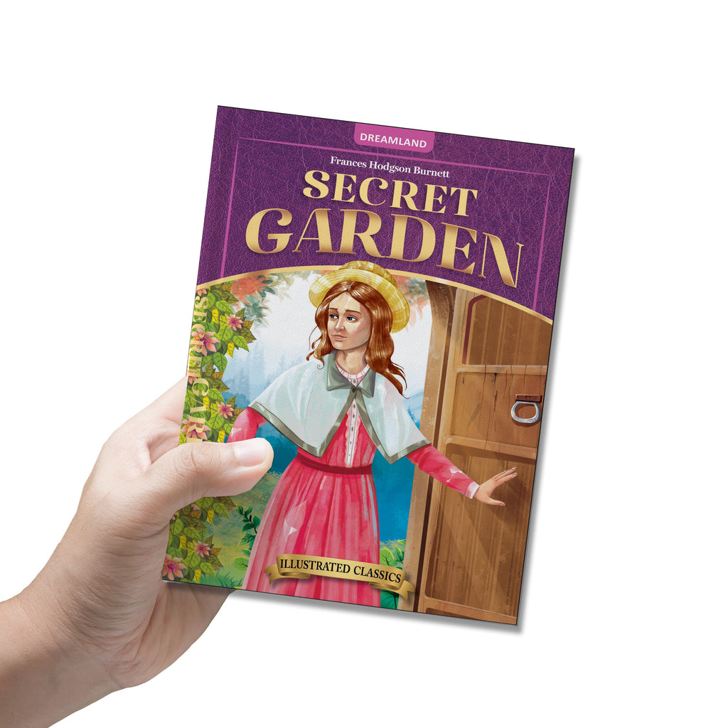 Dreamland Publications Secret Garden- Illustrated Abridged Classics for Children with Practice Questions : Children Classic Fiction Book | Grocsy