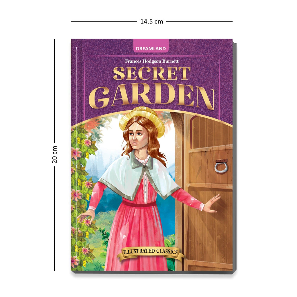 Dreamland Publications Secret Garden- Illustrated Abridged Classics for Children with Practice Questions : Children Classic Fiction Book | Grocsy
