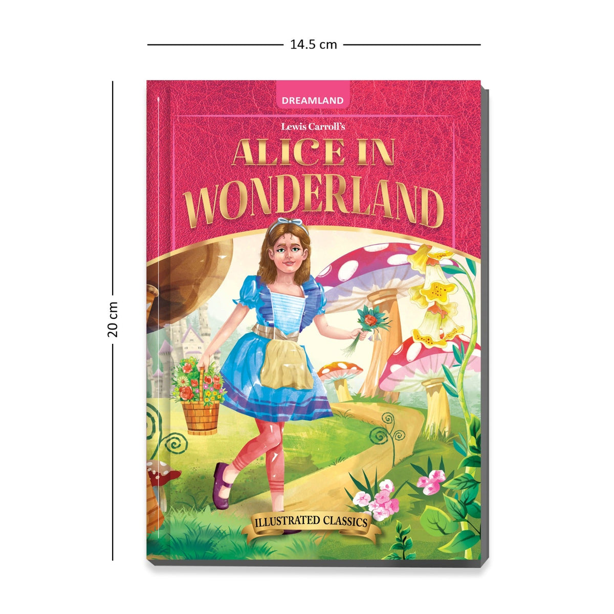 Dreamland Publications Alice in Wonderland- Illustrated Abridged Classics for Children with Practice Questions : Children Classic Fiction Book | Grocsy