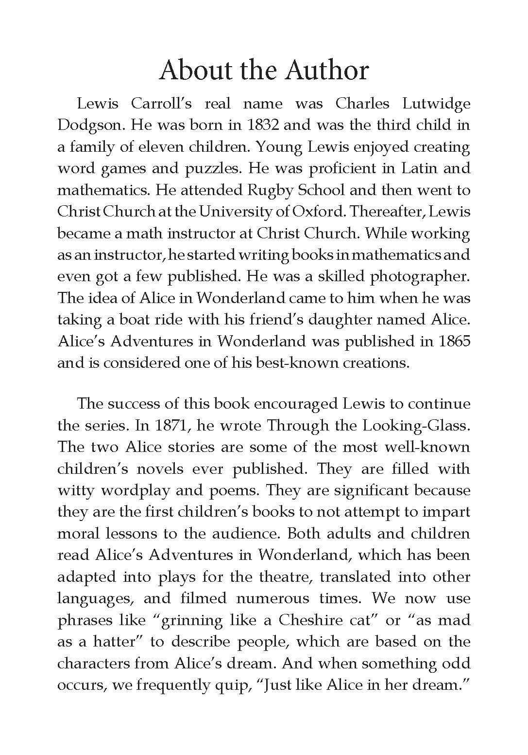 Dreamland Publications Alice in Wonderland- Illustrated Abridged Classics for Children with Practice Questions : Children Classic Fiction Book | Grocsy
