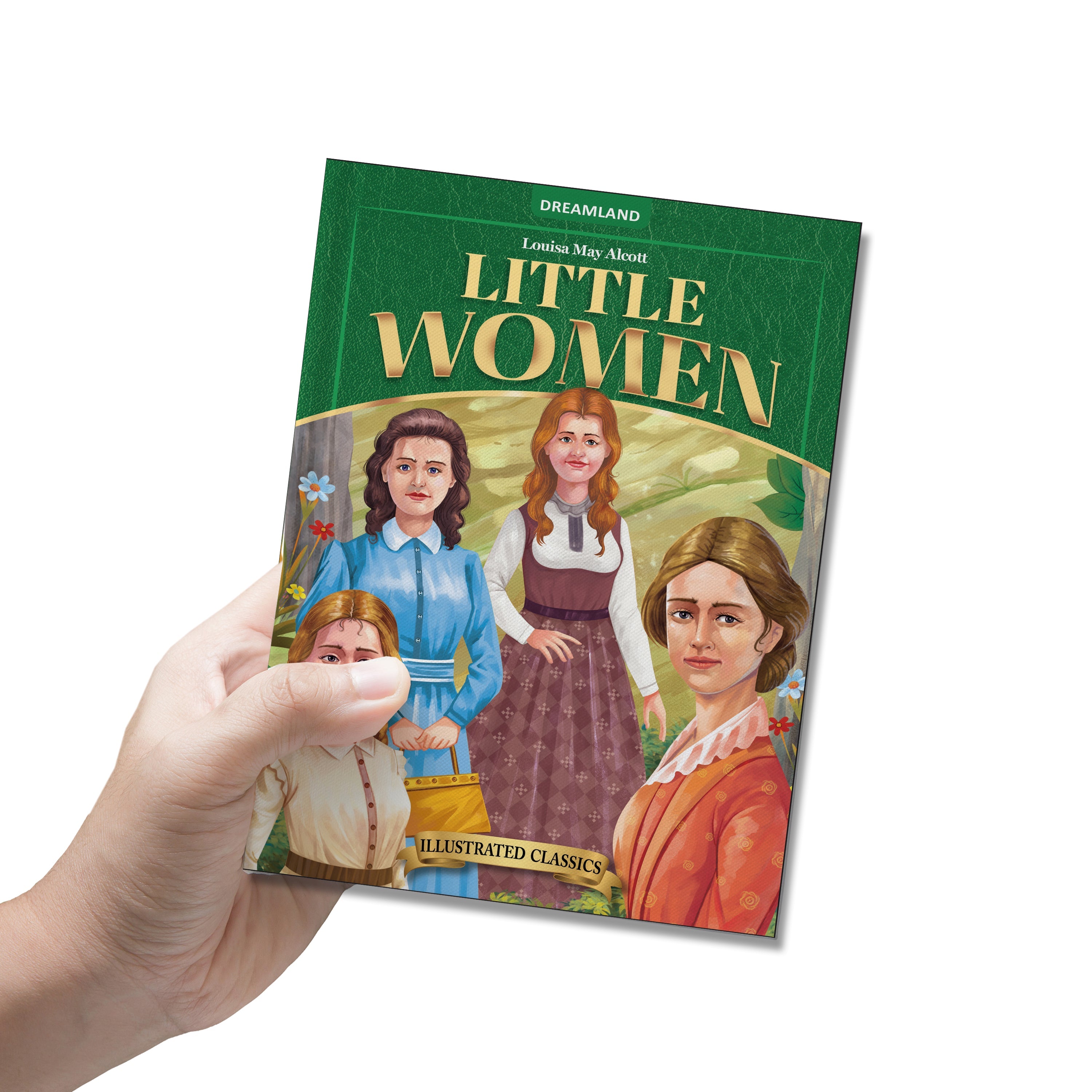 Dreamland Publications Little Woman- Illustrated Abridged Classics for Children with Practice Questions : Children Classic Fiction Book | Grocsy