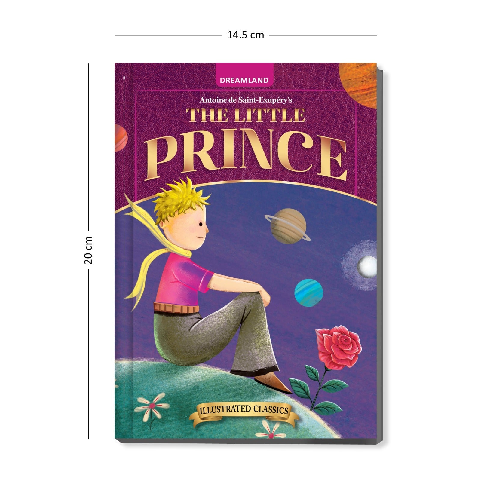 Dreamland Publications The Little Prince- Illustrated Abridged Classics for Children with Practice Questions : Children Classic Fiction Book | Grocsy