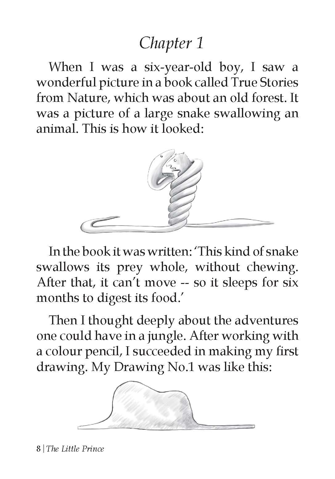 Dreamland Publications The Little Prince- Illustrated Abridged Classics for Children with Practice Questions : Children Classic Fiction Book | Grocsy