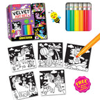 Dreamland Publications Unicorn - Velvet Art Set With 10 Free Sketch Pens | Grocsy