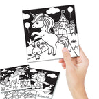 Dreamland Publications Unicorn - Velvet Art Set With 10 Free Sketch Pens | Grocsy