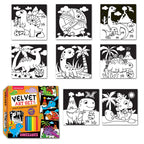 Dreamland Publications Dinosaurs - Velvet Art Set With 10 Free Sketch Pens | Grocsy