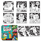 Dreamland Publications Jungle - Velvet Art Set With 10 Free Sketch Pens | Grocsy