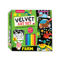 Dreamland Publications Farm - Velvet Art Set With 10 Free Sketch Pens | Grocsy
