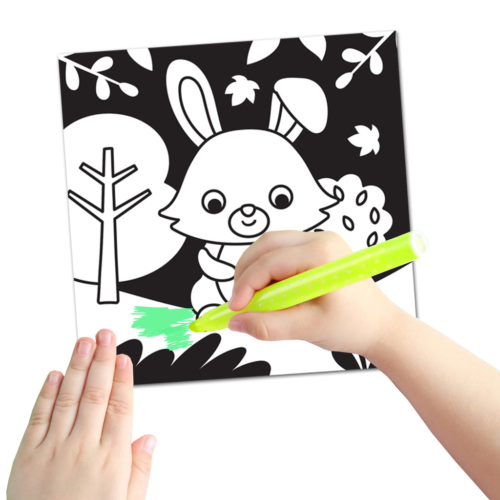 Dreamland Publications Farm - Velvet Art Set With 10 Free Sketch Pens | Grocsy