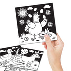Dreamland Publications Farm - Velvet Art Set With 10 Free Sketch Pens | Grocsy